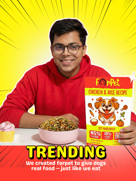 Fresh, Human- Grade Dog Food Made for Indian Dogs