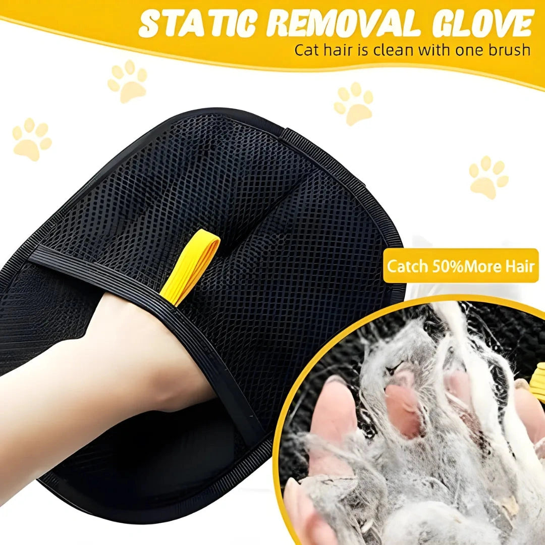 Pet Hair Removing Gloves - de-shedding and massaging