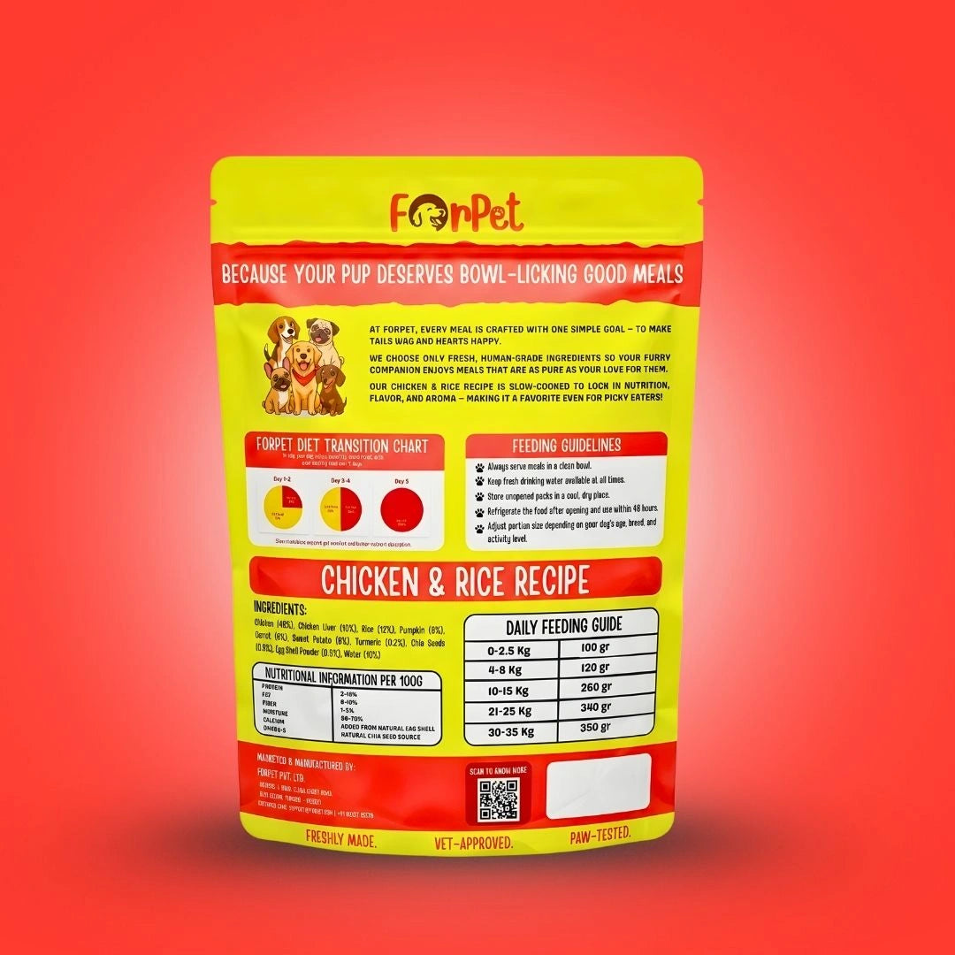 Chicken & Rice Monthly Pack (21 x 100g)
