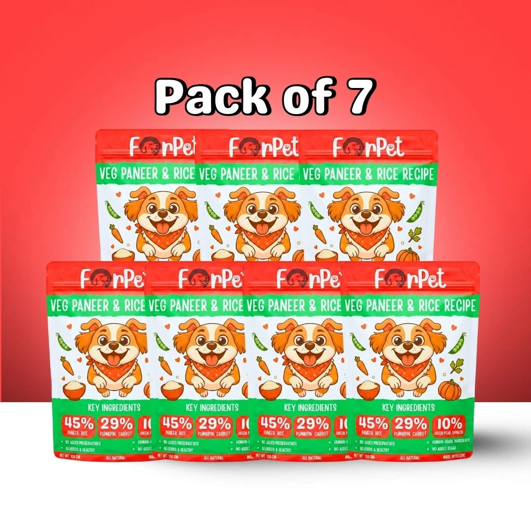 Veg Paneer & Rice Weekly Trial Pack (7 x 100g)