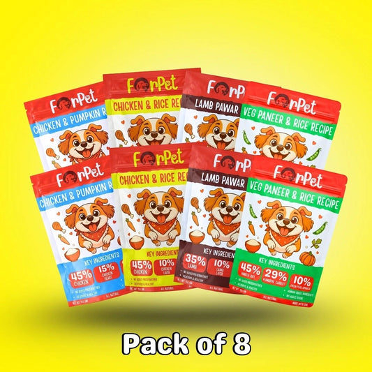 Trial Pack 4 Recipes (8 x 100g)