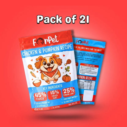 Chicken & Pumpkin Monthly Pack (21 x 100g)