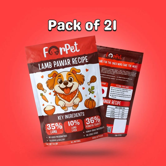 Lamb Pawar Monthly Pack (21 x 100g)