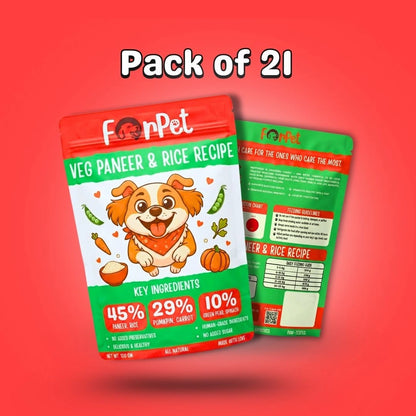 Veg Paneer & Rice Monthly Pack (21 x 100g)