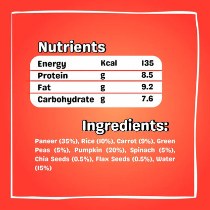 Veg Paneer & Rice Weekly Trial Pack (7 x 100g)