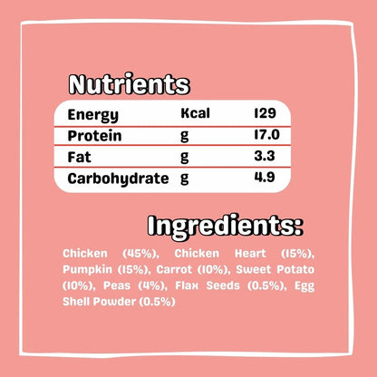 Chicken & Pumpkin Recipe-100g