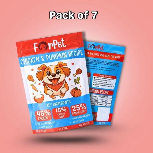 Chicken & Pumpkin Recipe-100g | Gut-Friendly Dog Food – ForPet