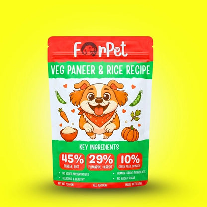 Veg Paneer & Rice Monthly Pack (21 x 100g)
