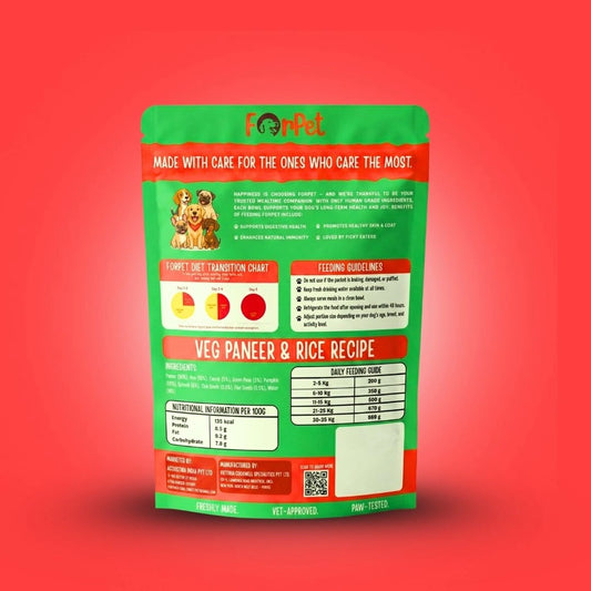 Veg Paneer & Rice Recipe-100g