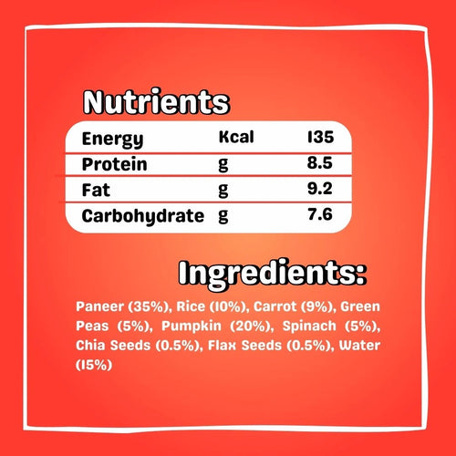 Veg Paneer & Rice Recipe-100g | Vegetarian Dog Meal – ForPet