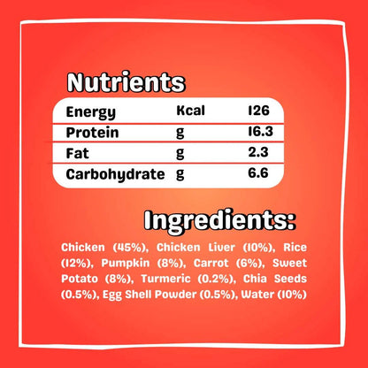 Chicken & Rice Monthly Pack (21 x 100g)