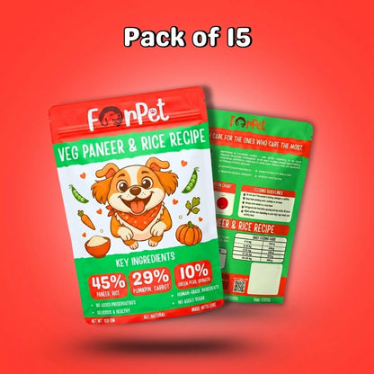 Veg Paneer & Rice Recipe-100g