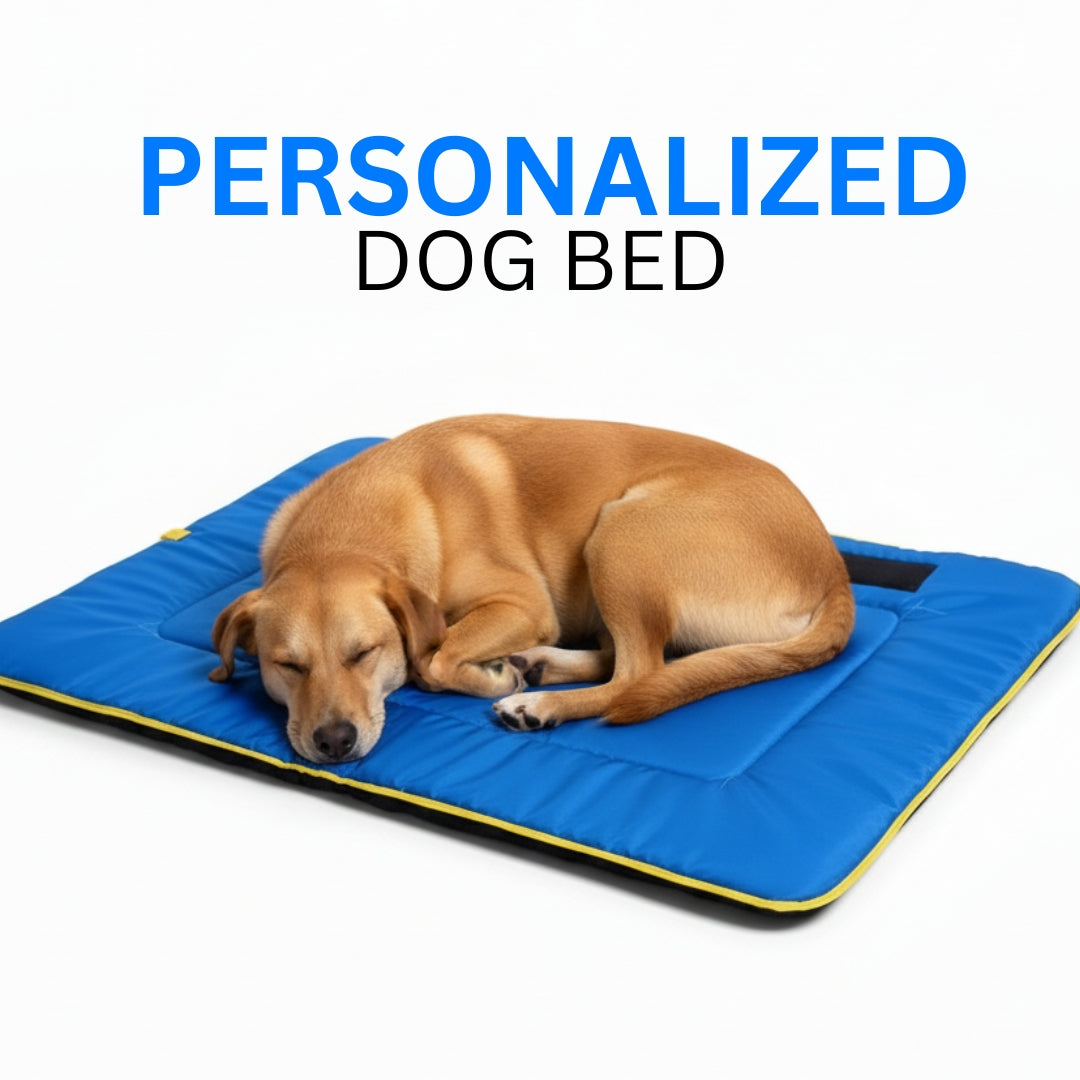 Personalized Dog Bed - washable, scratch-resistant